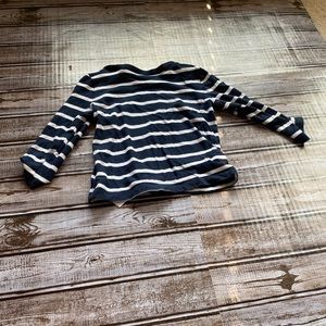 Toddlers Long Sleeves Blue and White
